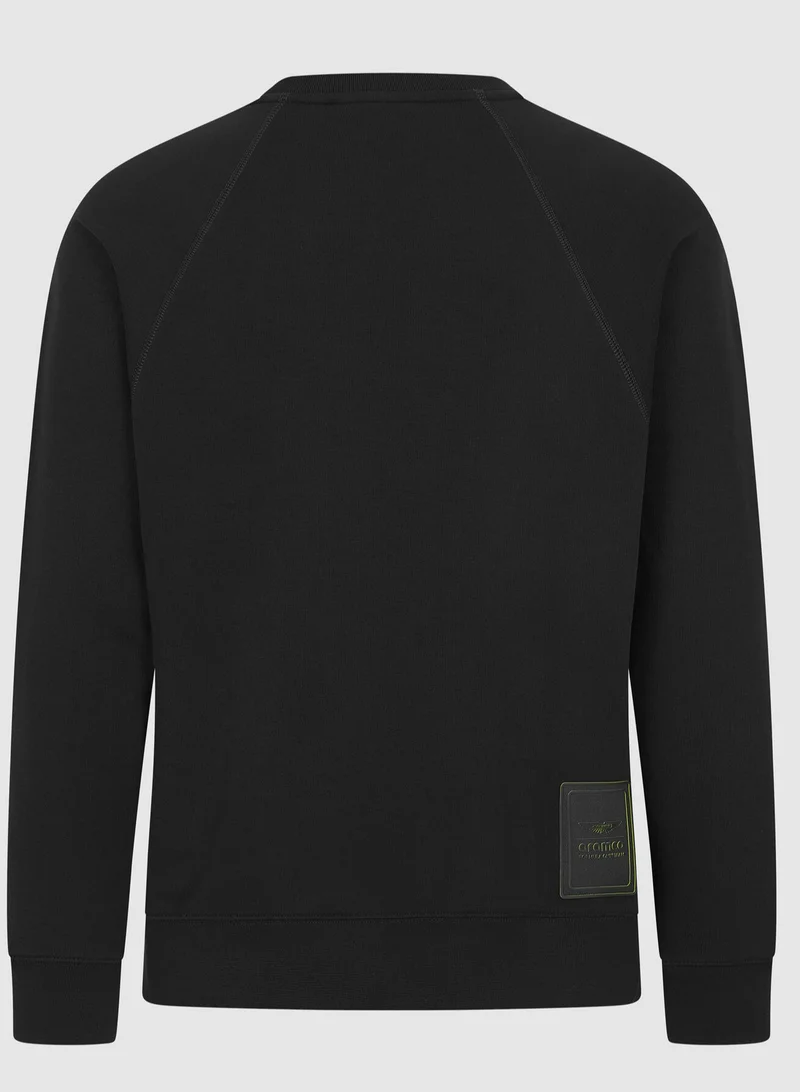 أستون مارتن سويت شيرت AMF1 FW LOGO STEALTH CREW