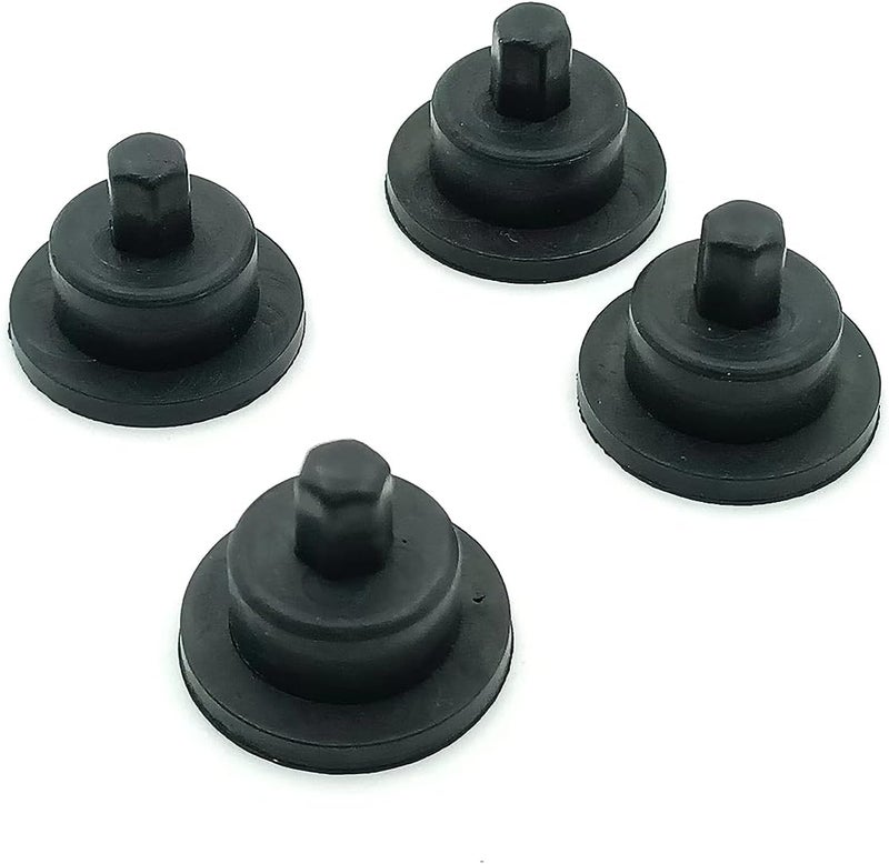 Delixike 4pk-815689 Grate Rubber Feet for Wolf CT Gas Cooktop GR Series Gas Range Burner Gra Suitable for dual fuel,sealed burner stoves (4) - Image 2