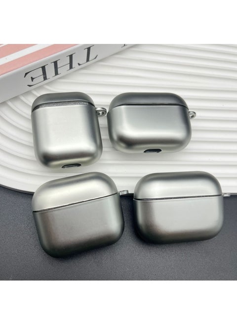 Electroplated Soft Case For AirPods Pro Protective Case 2/4 Generation Simple Niche Apple 3 Generation Bluetooth Earphone Case-Color:Matte Electroplated Soft Shell ]-Applicable Model:Airpods Pro