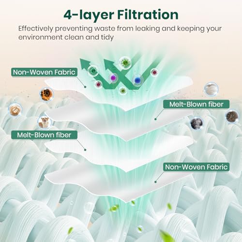 BUXEBUX 14 Pack Vacuum Bags for Eufy L60, L60 Hybrid, L50 Series Robot Vacuum, Large Capacity Disposable Replacement Dust Bags, Up to 60 Days Hands Free Cleaning - Image 4