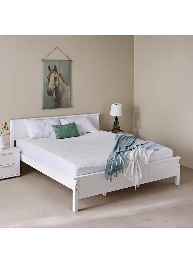 Home Box Aloevera Waterproof King Mattress Protector 200 x 33 x 180 cm