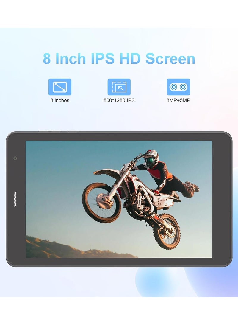 REBENUO Tablet 8 inch , Android 14.0 Tablet Octa-Core Processor, 8GB RAM 512GB ROM with 5G LTE SIM, 1280 * 800 IPS HD Screen, 5MP+8MP Dual Camera Tablet,CM817 Pro Max - Image 5