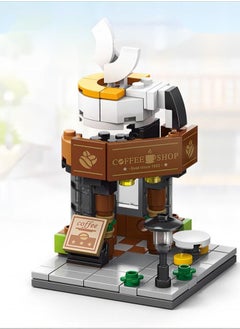 Y&D 129-Piece Mini Street Coffe Store Building Block Toy  - Image 1