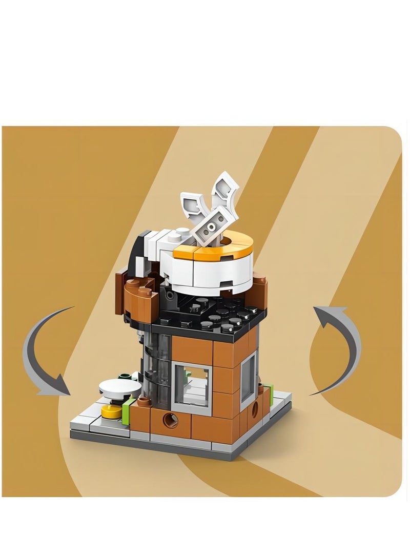 Y&D 129-Piece Mini Street Coffe Store Building Block Toy - Image 3