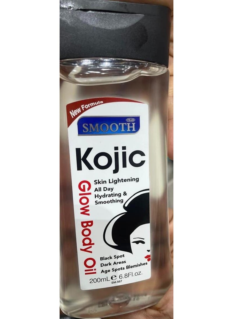 Smooth Kojic Glow Body Oil 200ml 1pc 