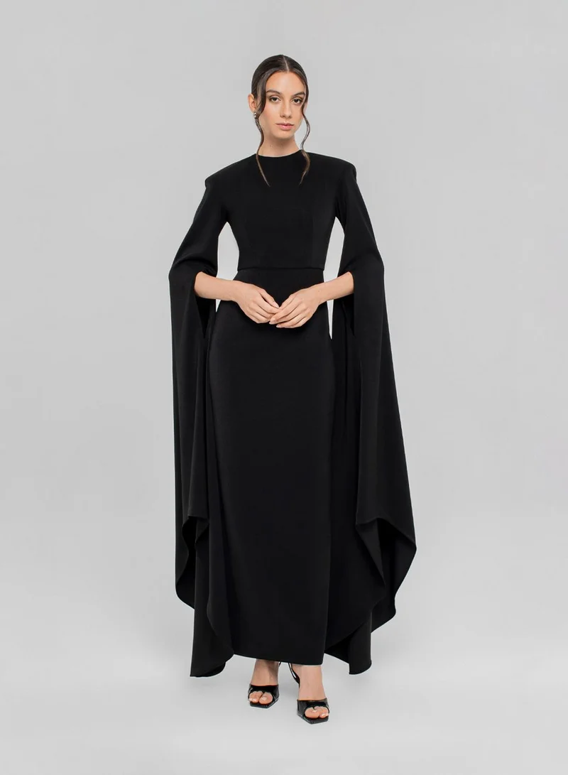 CHASE Drape Sleeve Maxi Dress