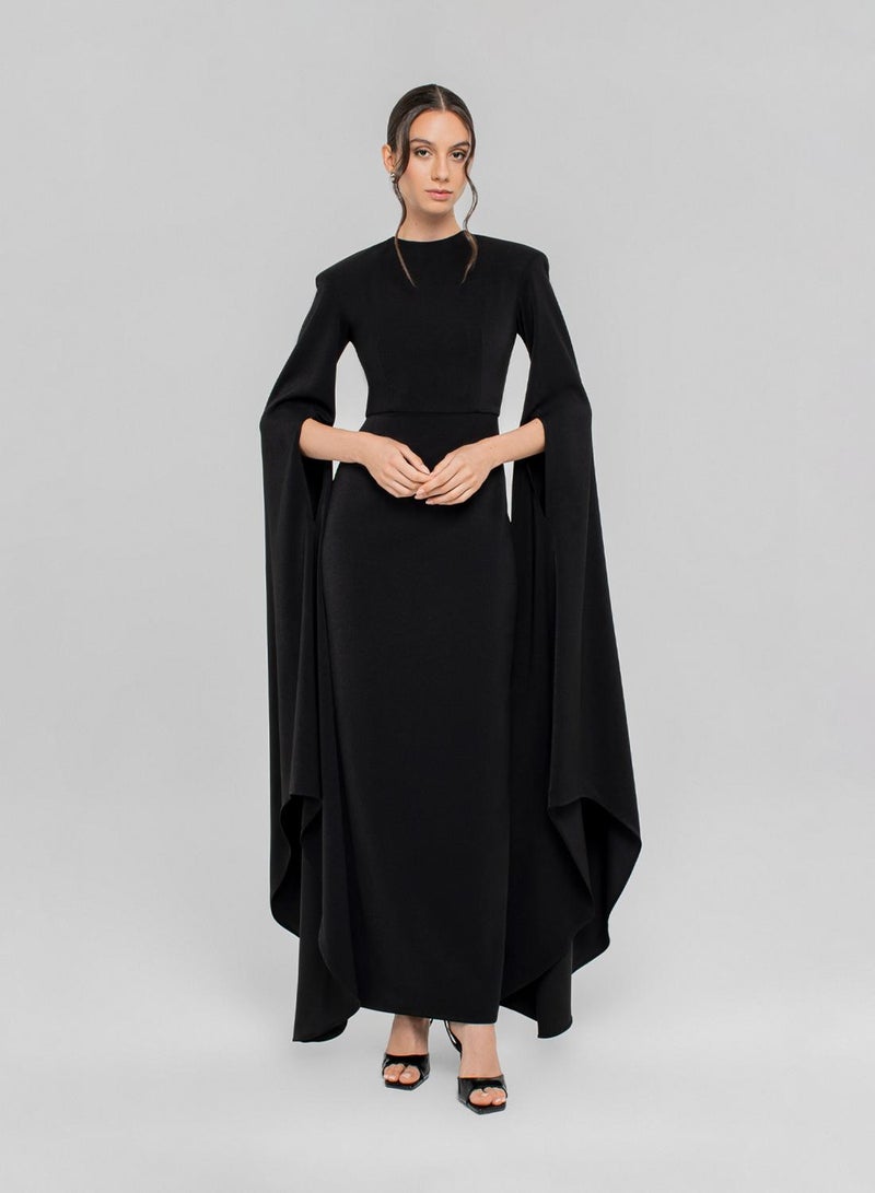CHASE Drape Sleeve Maxi Dress - Image 1