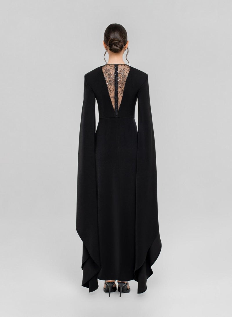 CHASE Drape Sleeve Maxi Dress - Image 2