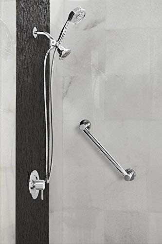Moen Brushed Gold Bathroom Safety 24-Inch Stainless Steel Modern Shower Grab Bar for Handicapped or Elderly, YG0424BG - Image 3