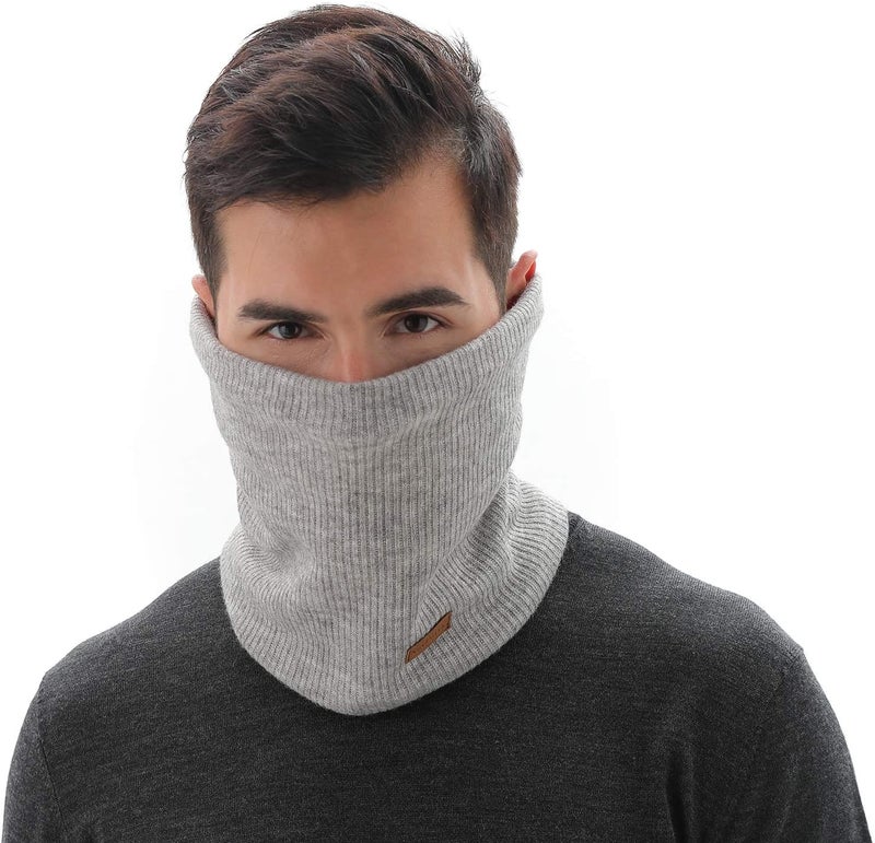 NovForth Winter Neck Warmer Men Ski, Neck Gaiter Face Scarf Women, Fleece Scarf for Men Gaiter Mask, Thick Windproof Scarves - Image 2
