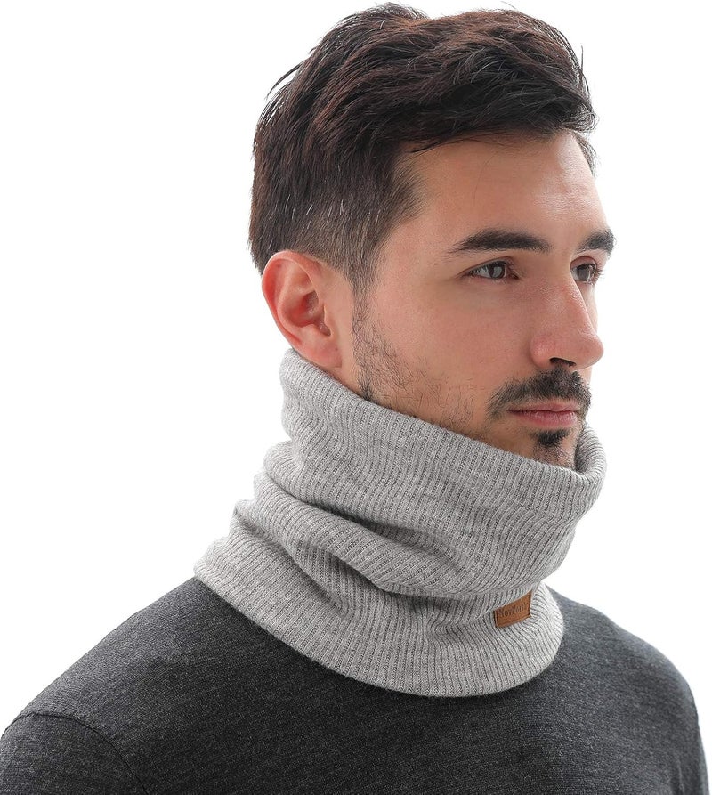 NovForth Winter Neck Warmer Men Ski, Neck Gaiter Face Scarf Women, Fleece Scarf for Men Gaiter Mask, Thick Windproof Scarves - Image 4