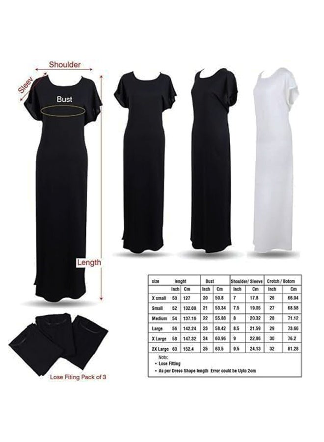 فستان داخلي من مايسون عباية – فستان ماكسي طويل يُلبس تحت العباية للنساء | قماش ناعم من نوع CEY | جلابية خفيفة الوزن | زي إسلامي محتشم - Image 5