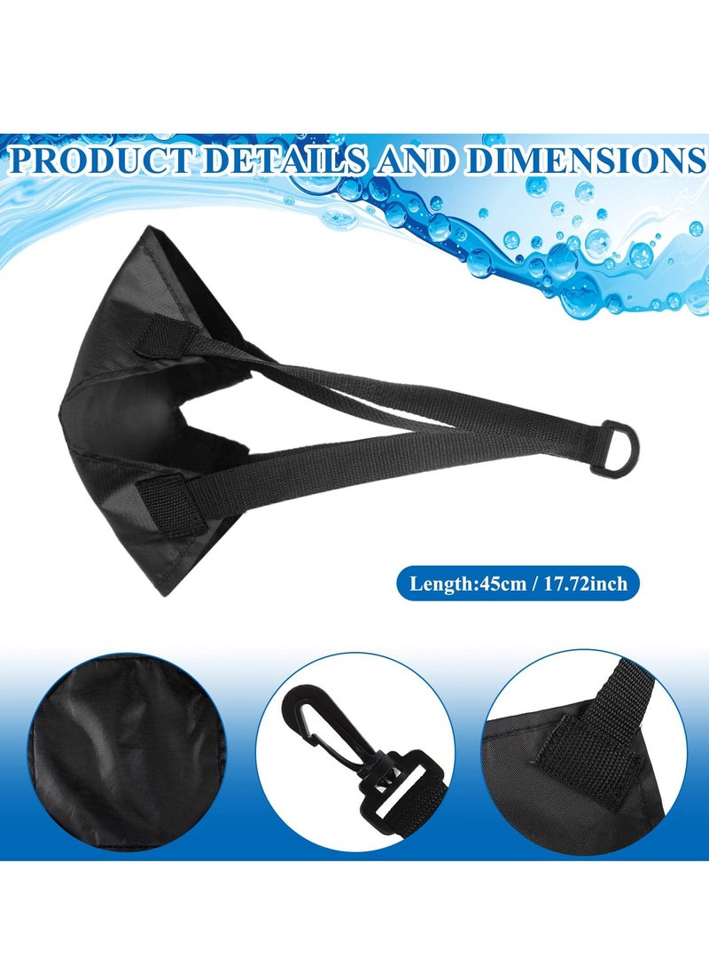 Generic Swim Tether Stationary Swimming, 2 Set Swim Parachute, Swim Resistance Belt, Swim Bungee Training Belt, Pool Swim Trainer Belt Harness,Great for Swim Training & Exercise  - Image 2