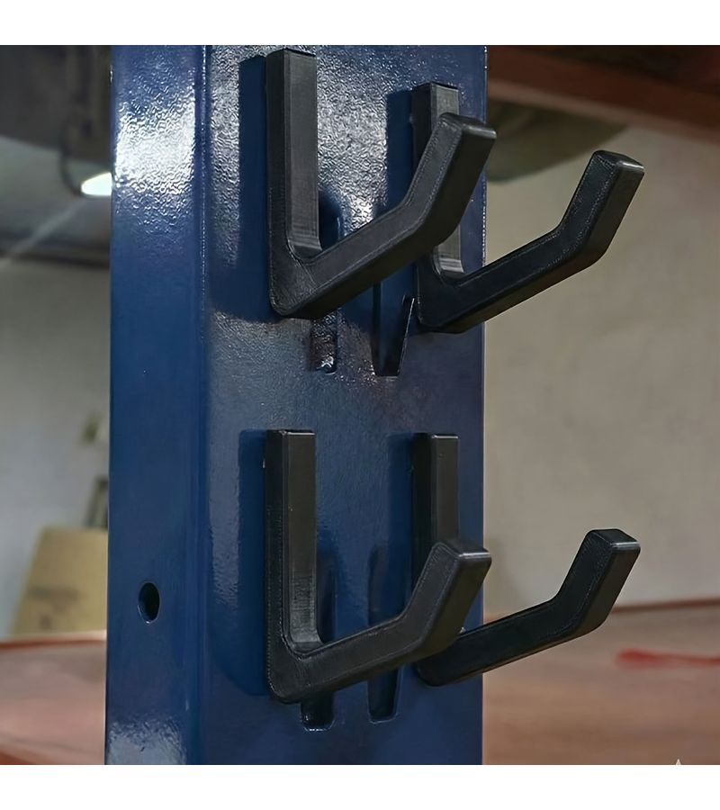 أصفر قطعتان خطافات ثقيلة الرفوف المرآب تحمل قوي ABS تثبيت على الحائط - Image 5