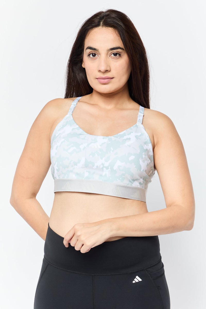 Adidas Women Padded Sports Bra, Multicolor  - Image 1
