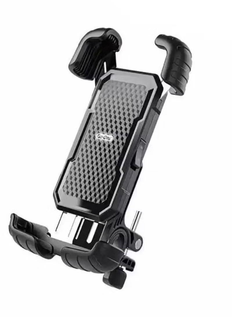 GO-DES GD-HD694 Heavy-Duty Shockproof Phone Mount for Bicycles and Motorcycles – Universal Smartphone Compatibility, 360° Rotatable Handlebar Holder, Anti-Vibration Corner Protection, Secure and Durable Design, Quick and Easy Installation - Image 3