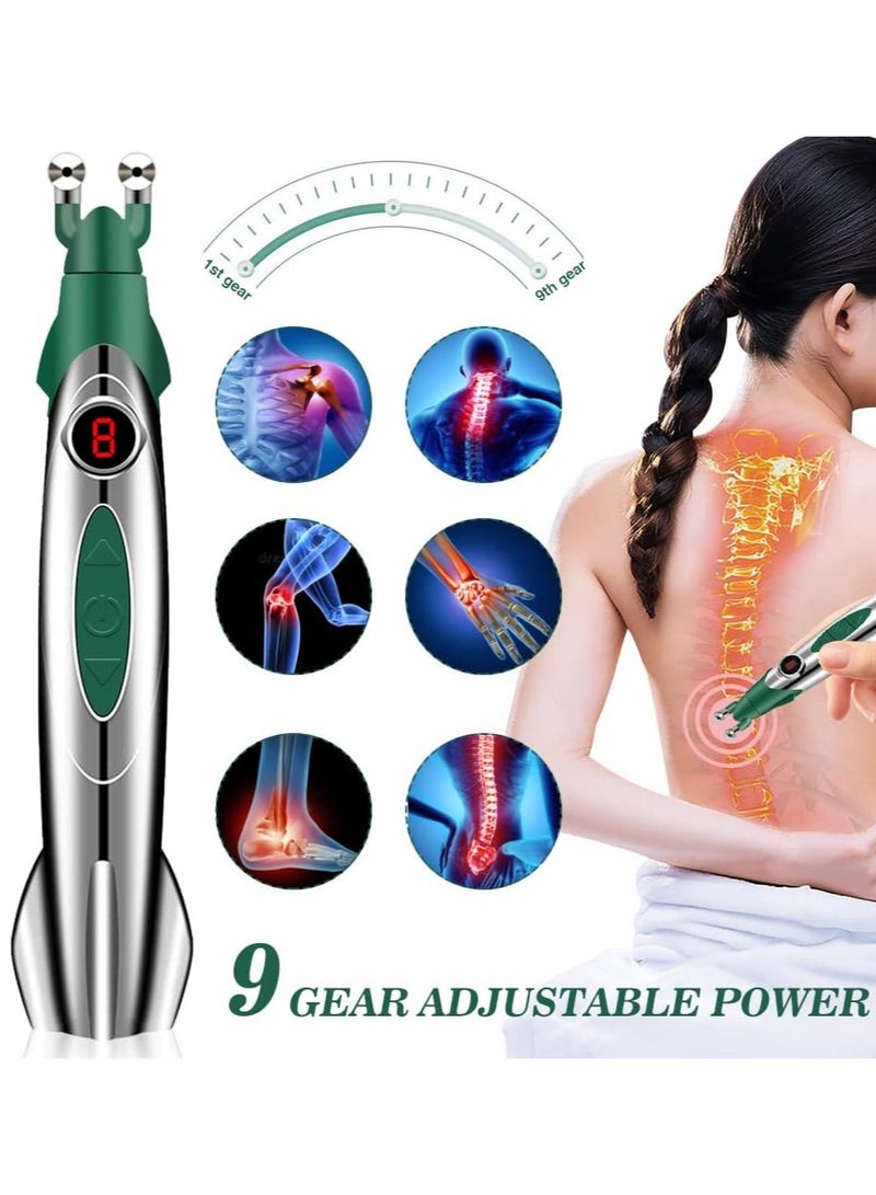 DubaiGallery Electric Pulse Acupuncture Massage Pen Acupoint Health Care Energy for Pain Relief - Image 3