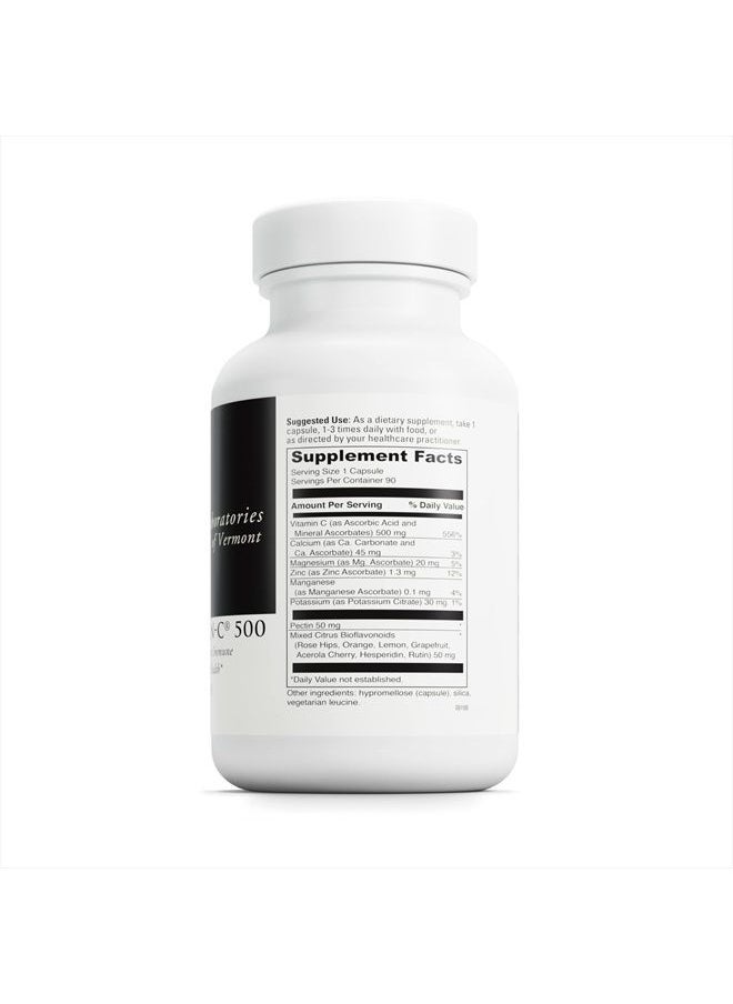 Davinci Labs Poten-C 500 - Dietary Supplement to Support Immune System Function & Collagen Health* - with Vitamin C, Calcium, Magnesium, Potassium, and More - Vegetarian - Gluten-Free - 90 Tablets  - Image 2