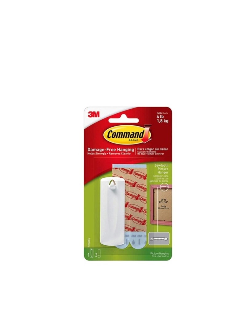 3M 3M Command Sawtooth Picture Hanger Hook Set (3 pcs)