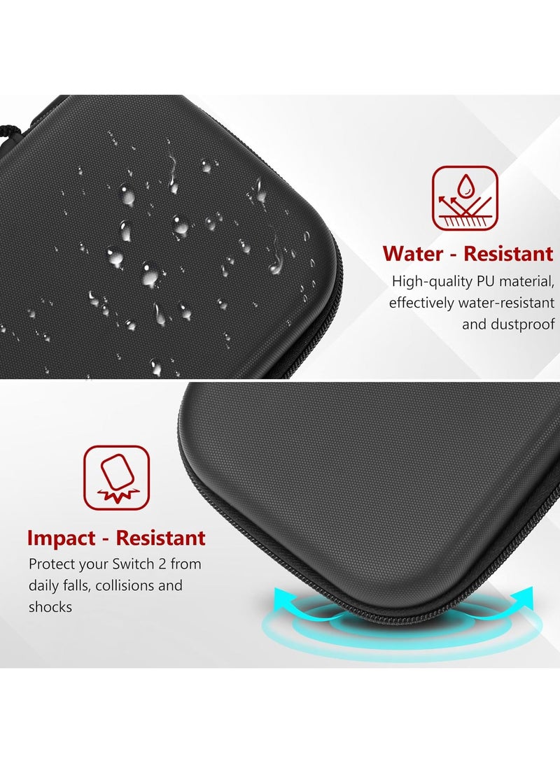 LAIAOCISI Travel Carrying Case Compatible with Nintendo Switch 2 (2025) with 10-Card Slot, Switch 2 Accessories Kit with ScreenProtector, Joycons Key Caps - Image 4