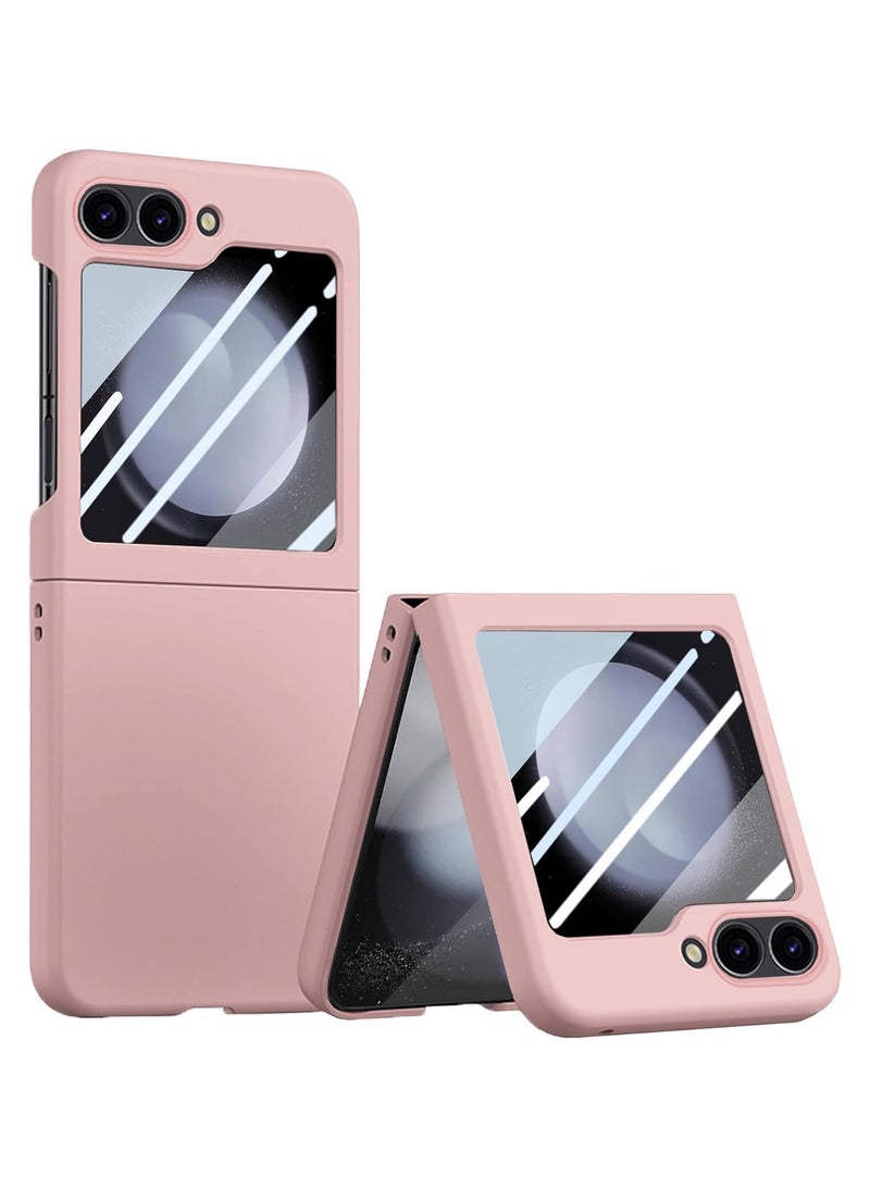 Color Case Compatible with Samsung Galaxy Z Flip 6, Hard PC with Camera & Screen Protector Ultra-Thin Anti-Scratches Shockproof Flexible Protective Cover for Men & Women  - Image 1