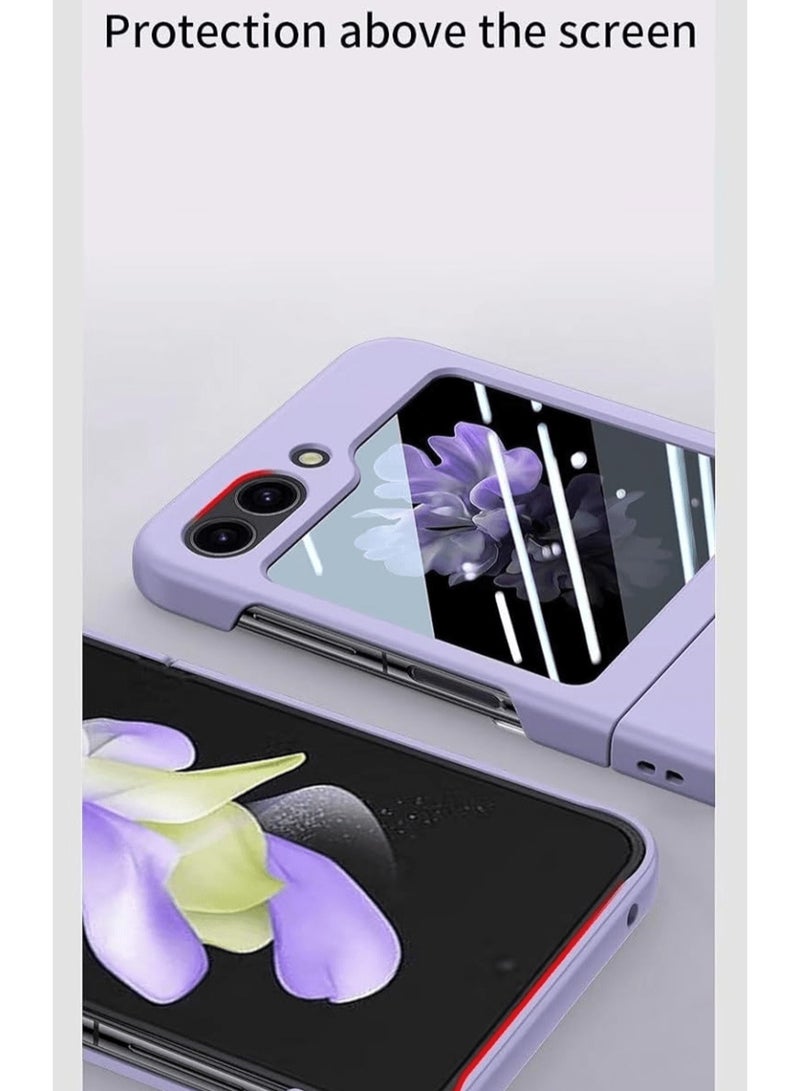 Color Case Compatible with Samsung Galaxy Z Flip 6, Hard PC with Camera & Screen Protector Ultra-Thin Anti-Scratches Shockproof Flexible Protective Cover for Men & Women  - Image 2
