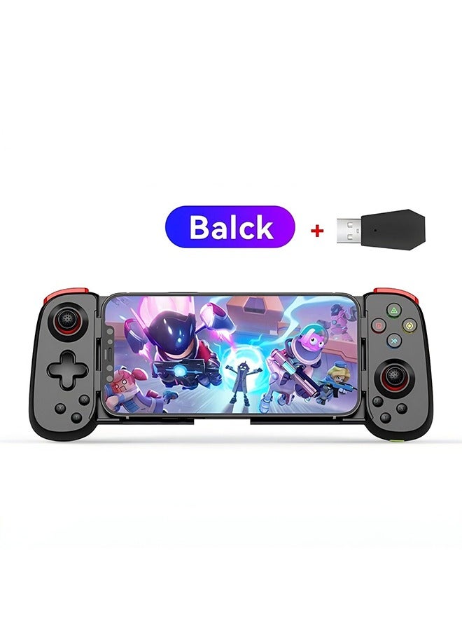 LONZEN Wireless Phone Controller for iPhone/Android, Mobile Game Controller for iPhone Support Xbox Game Pass, Call of Duty, Minecraft, Roblox, Cloud Gaming Gamepad Joystick (Black) - Image 1