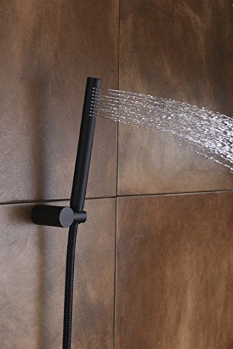 sumerain Black Shower Fixtures, Matte Black Shower Faucet Set, Black Shower System with Rain Shower and Handheld,sumerain - Image 4