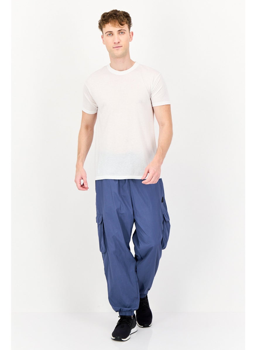 Adidas Men Loose Fit Training Track Pants, Slate Blue  - Image 4
