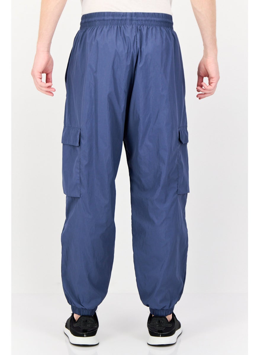 Adidas Men Loose Fit Training Track Pants, Slate Blue  - Image 3