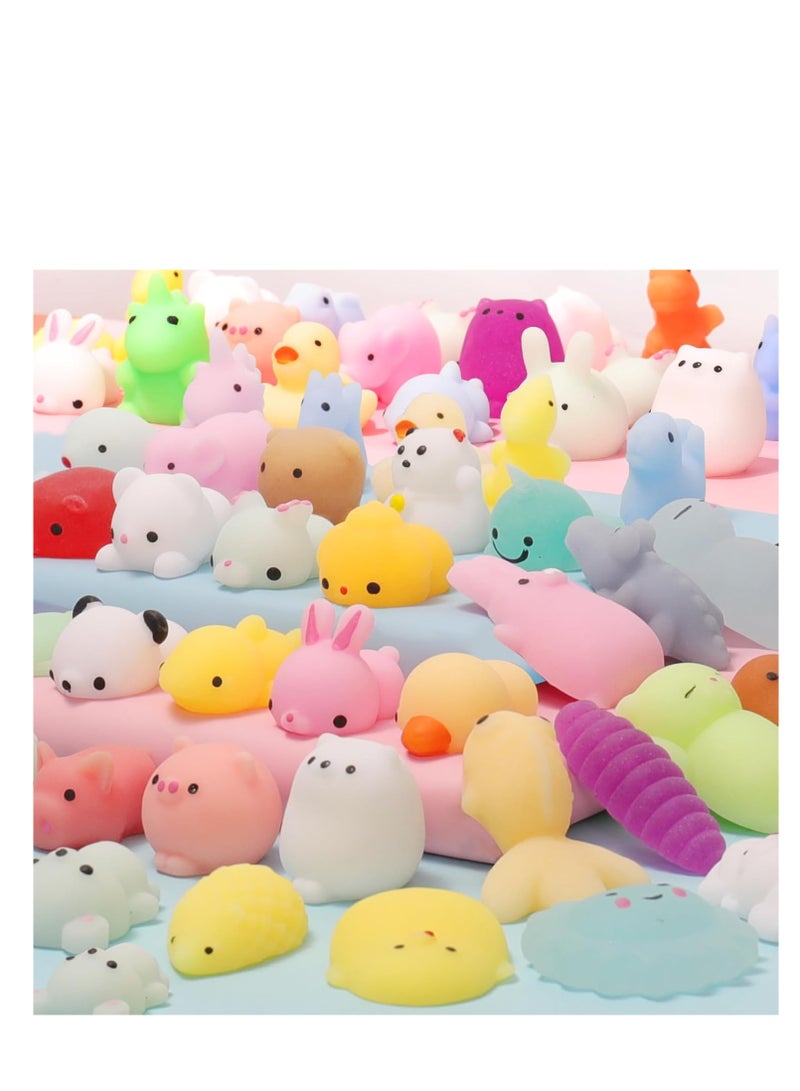 110 Pcs Mochi Squishy Toy, Mini Squishies Bulk Sensory Fidget Toys Goody Bag Party Favors for Kids, Prizes - Image 2