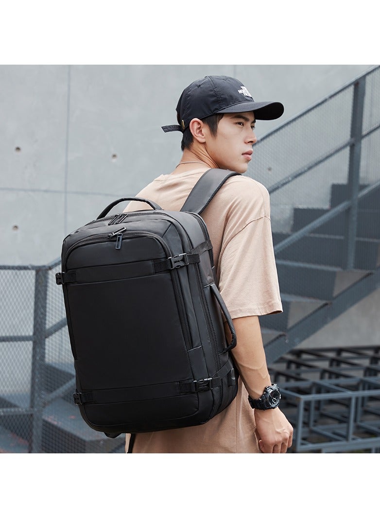 RAHALA Rl-1920 Laptop Expandable Backpack 15.6-inch Backpack Bag Waterproof Business USB - Black  - Image 2