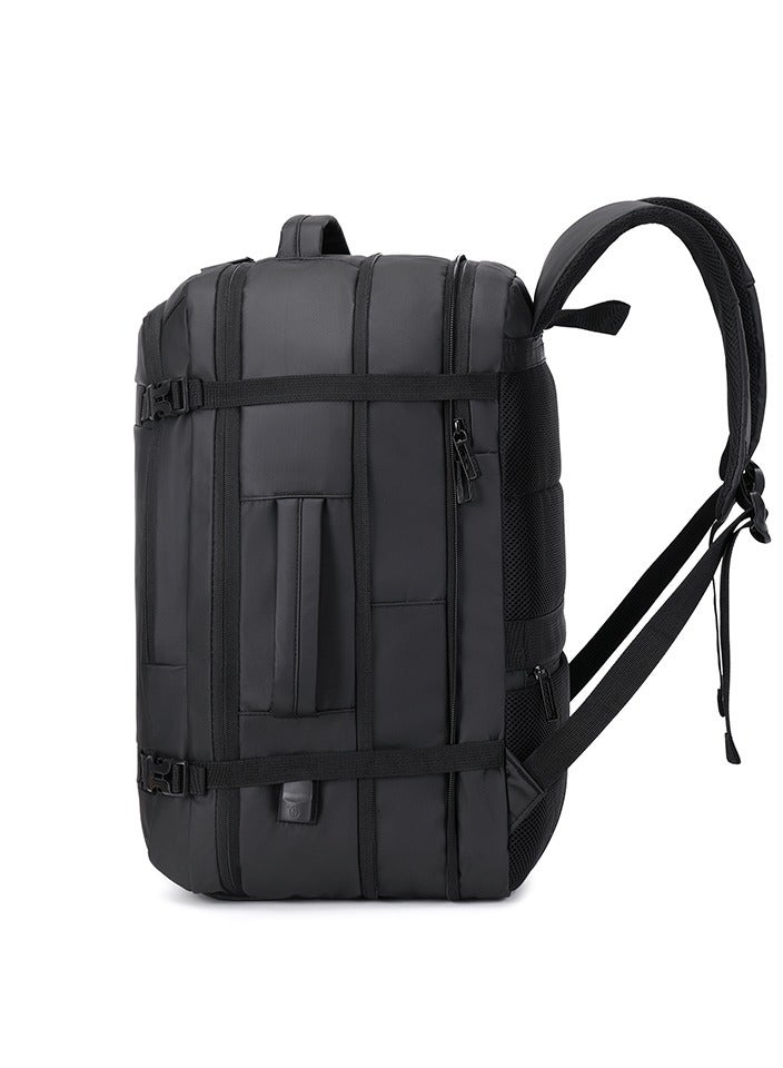 RAHALA Rl-1920 Laptop Expandable Backpack 15.6-inch Backpack Bag Waterproof Business USB - Black  - Image 5