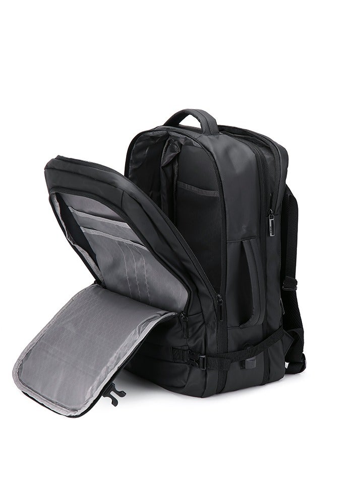 RAHALA Rl-1920 Laptop Expandable Backpack 15.6-inch Backpack Bag Waterproof Business USB - Black  - Image 4