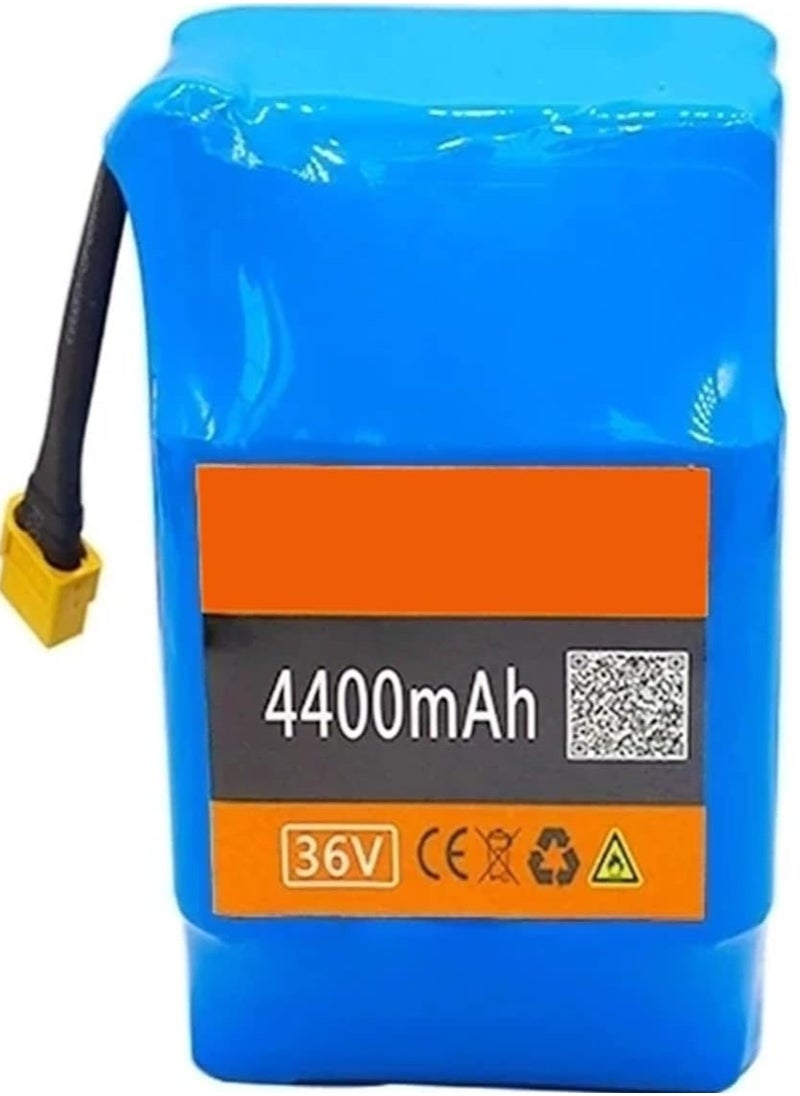 JAJEEK 36V 4.4Ah Lithium Battery - Electric Scooter Spare Power with XT60 Plug, 10S2P Battery 4400mAh Ion Pack - High-Performance Backup Battery for Balancing Electric Twist Car and Other Electric Vehicles  - Image 3