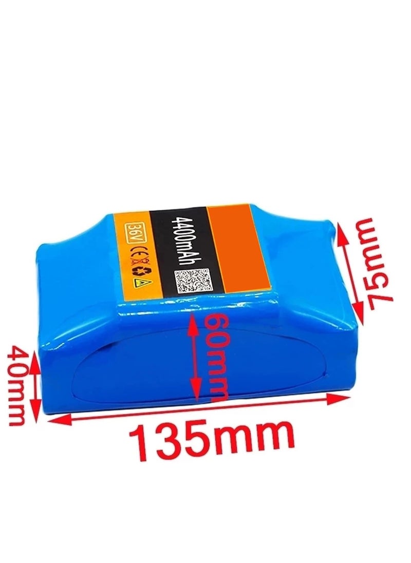 JAJEEK 36V 4.4Ah Lithium Battery - Electric Scooter Spare Power with XT60 Plug, 10S2P Battery 4400mAh Ion Pack - High-Performance Backup Battery for Balancing Electric Twist Car and Other Electric Vehicles  - Image 5