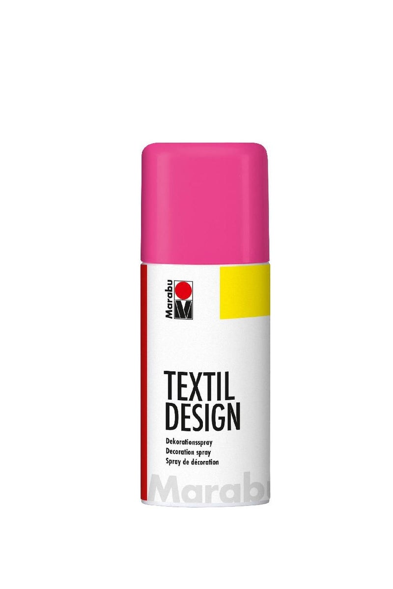 Marabu TEXTIL Design Fabric Color Spray Textile Paint Raspberry150.00 ml
