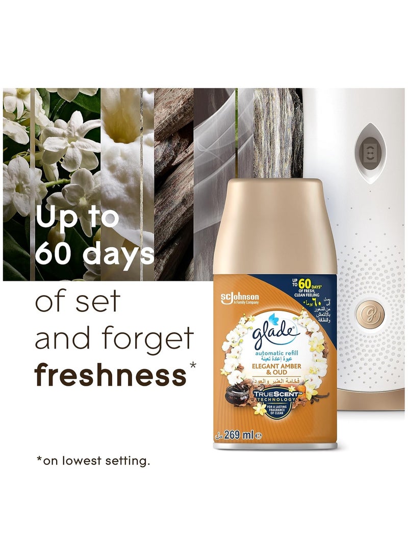 Glade Automatic Spray Holder With Amber And Oud Air Freshener (269ml) - Image 4