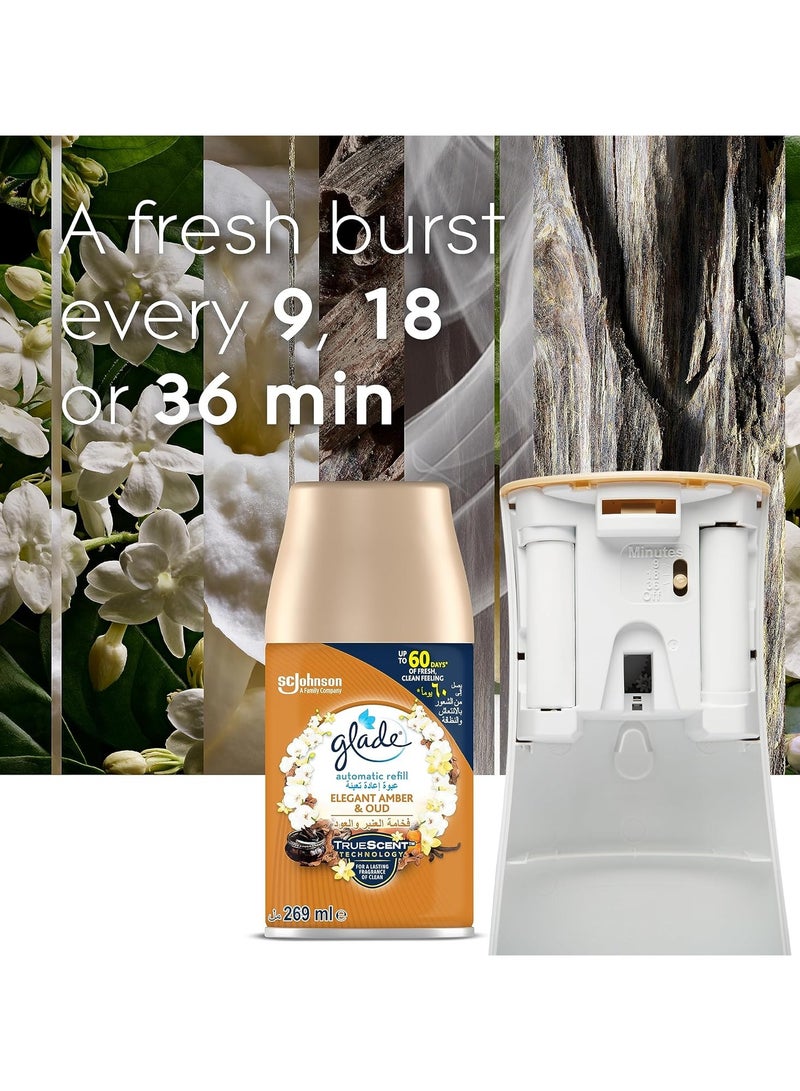 Glade Automatic Spray Holder With Amber And Oud Air Freshener (269ml) - Image 3