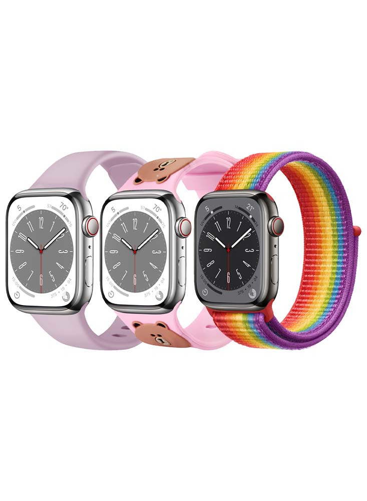 Perfii 3pcs Apple Watch Bands 49/46/45/44/42mm Replacement for Apple Watch Series 10/9/8/7/6/5/4/SE/Ultra - Image 1