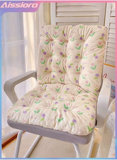 Aissiora Integrated Recliner Chair Seat Cushion Backrest Cushion,Floral cushion backrest one-piece seat cushion,Desk Seat Cushion Backrest Cushion Back Support Office Chair Sofa Car Seat Cushion  - Image 1