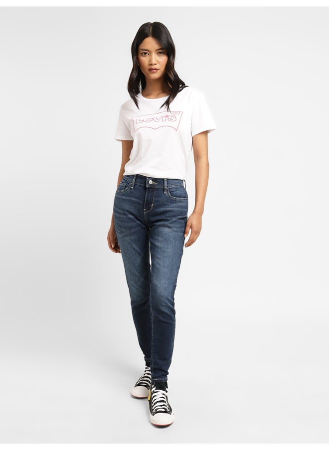 Levi's بنطال جينز 710 أزرق فائق النحافة للسيدات  - Image 1