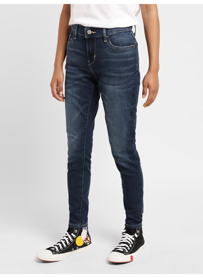 Levi's بنطال جينز 710 أزرق فائق النحافة للسيدات  - Image 4