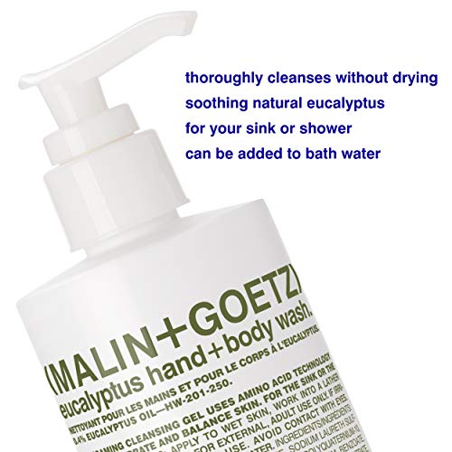 (MALIN+GOETZ) MALIN+GOETZ Eucalyptus Hand + Body Wash – natural hydrating soap,cleansing and purifying for all skin types, prevents stripping or irritation on sensitive skin. Cruelty-free. 8.5 fl oz - Image 2