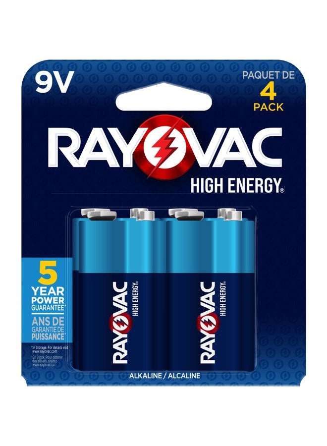 Rayovac 9V Batteries, Alkaline 9V Battery (4 Count) - Image 1