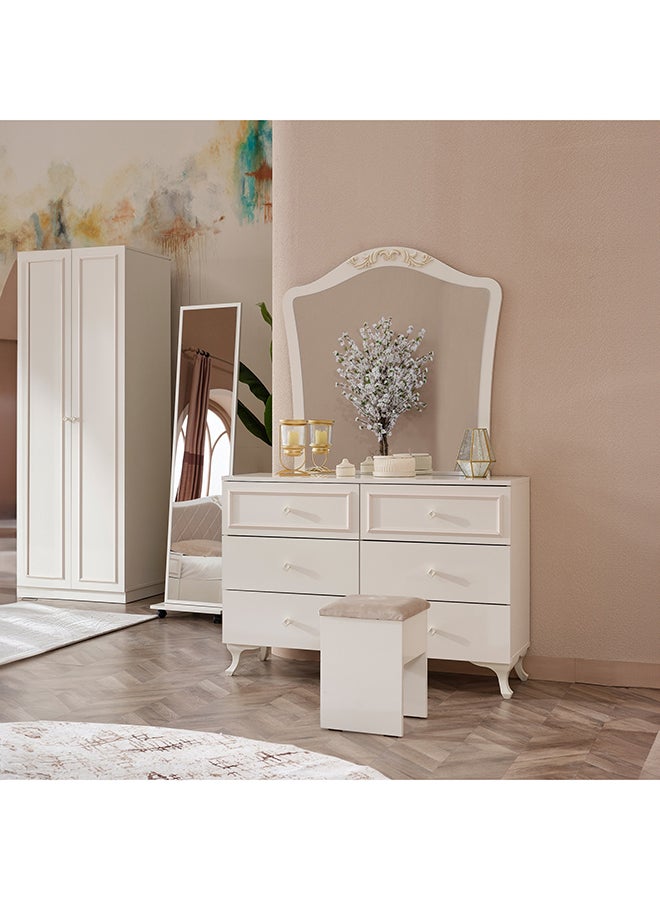 Home Box Elizabeth 6-Piece King Bedroom Set 206x120x189 cm - Image 2
