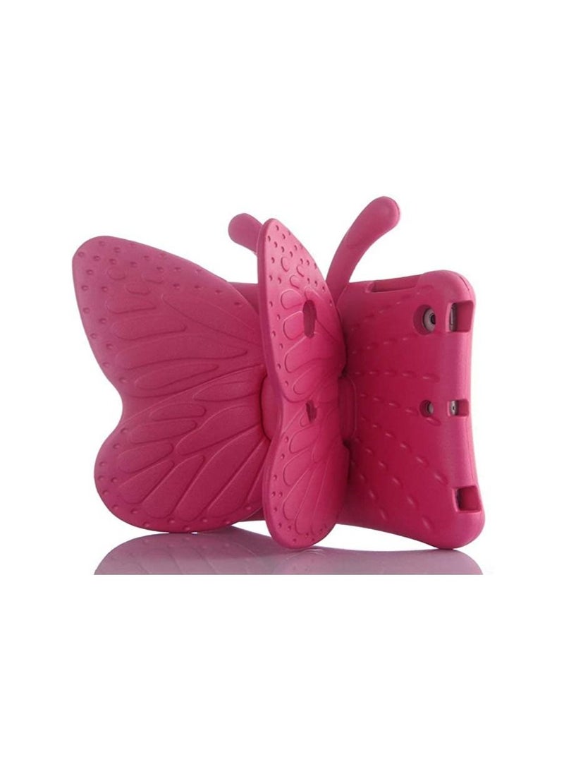 IPad 10.2 Inch Case For Kids 8th 2020 3D Cute Cartoon Butterfly Cover Non-Toxic EVA Foam Wings Kickstand Shockproof Bumper Girl Boy Gift Rose - Image 2