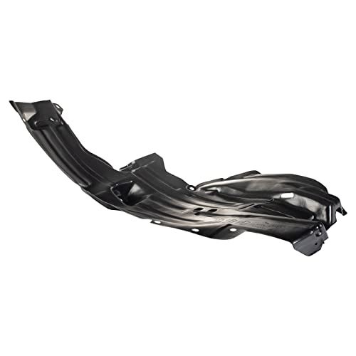 TRQ Front Right Rearward Inner Fender Liner Black Passenger Side Compatible with 2006-2009 Nissan 350Z NI1251131 NI1251138 - Image 3