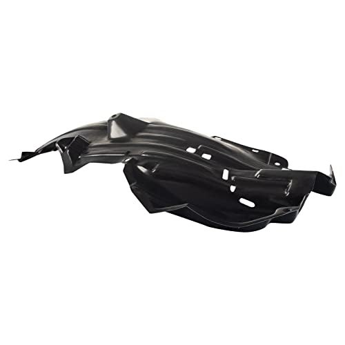 TRQ Front Right Rearward Inner Fender Liner Black Passenger Side Compatible with 2006-2009 Nissan 350Z NI1251131 NI1251138 - Image 4