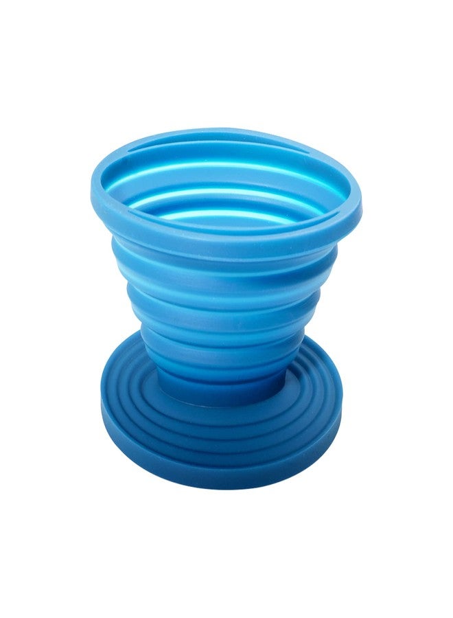 Cheerock Collapsible Coffee Filter Silicone Coffee Maker Reusable Coffee Dripper For Hiking, Camping, Home, Office (Blue) - Image 1